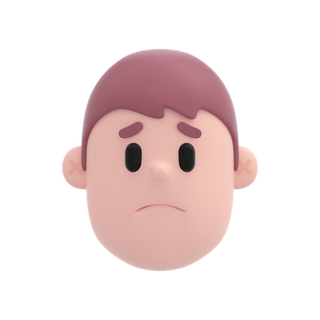 Garçon triste  3D Emoji