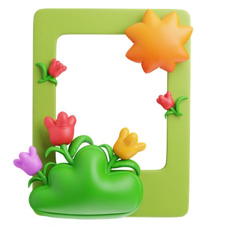 庭  3D Icon