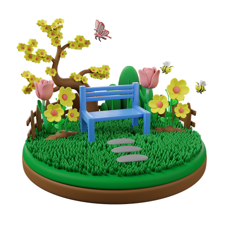 Garden  3D Icon