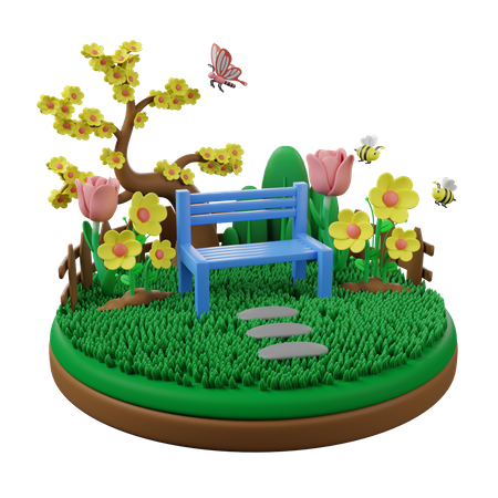 Garden  3D Icon