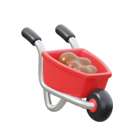 Garden Barrow  3D Icon