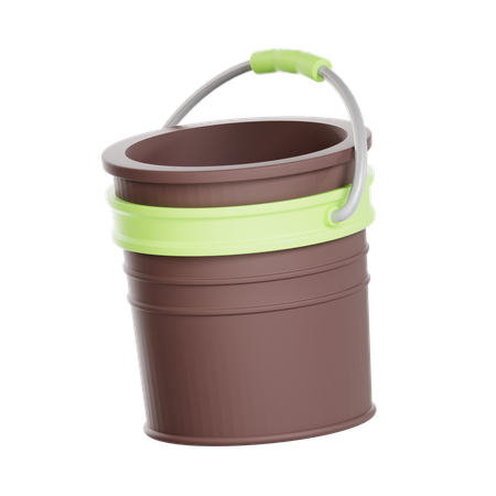 Garden Bucket  3D Icon