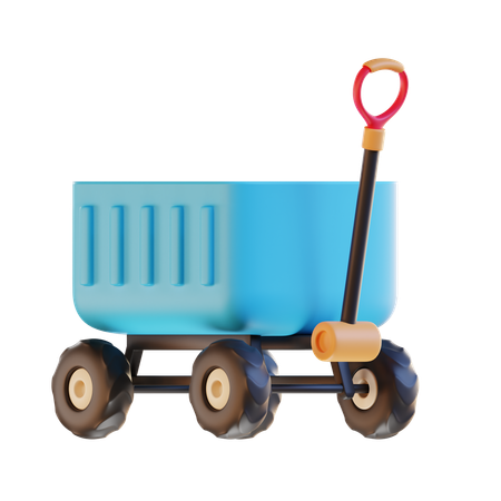 Garden Cart  3D Icon