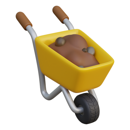 Garden Cart  3D Icon