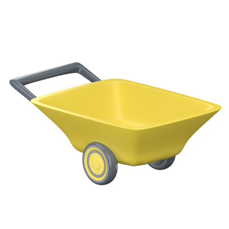 Garden Cart 3D Icon