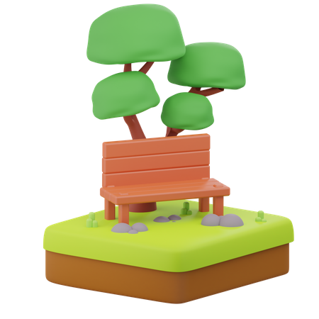 Garden Chair  3D Icon