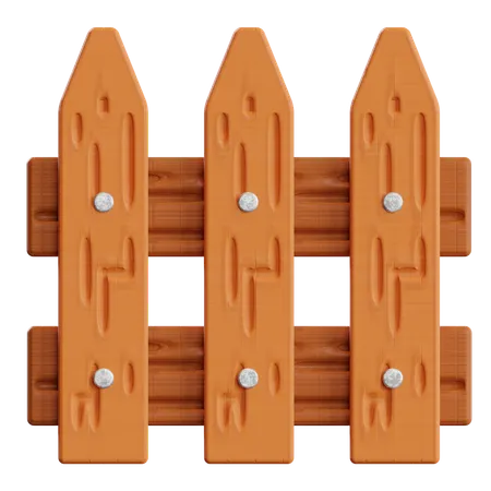 Garden Fence  3D Icon