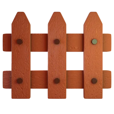 Garden Fence  3D Icon