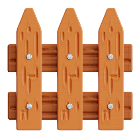 Garden Fence  3D Icon