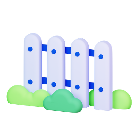 Garden Fence  3D Icon