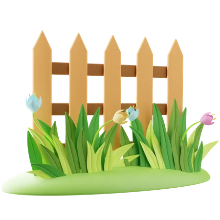 Garden Fence 3D Icon