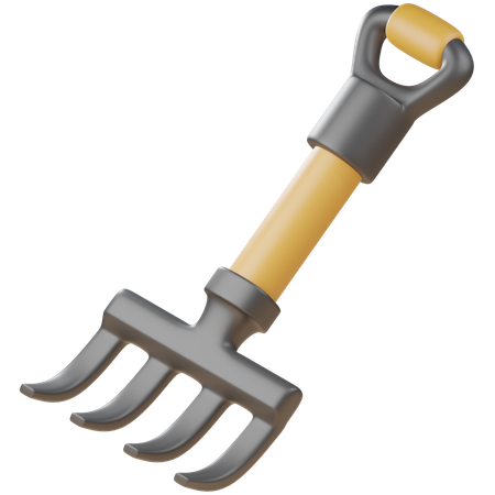 Garden Fork  3D Icon