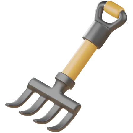 Garden Fork  3D Icon