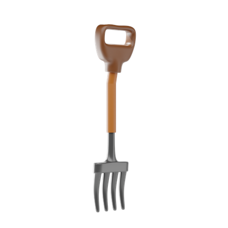 Garden Fork  3D Icon