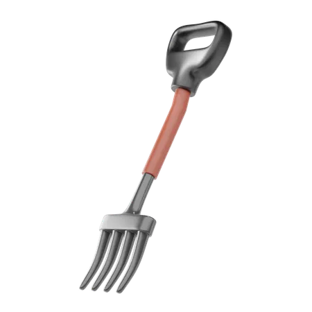 Garden Fork  3D Icon