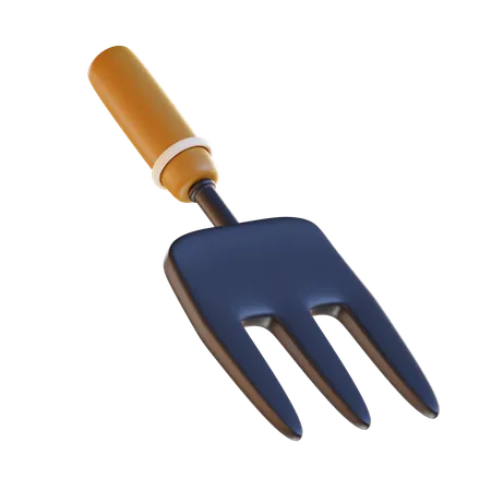 Garden Fork  3D Icon