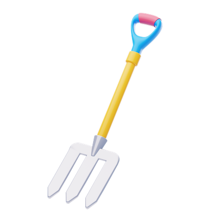 Garden Fork  3D Icon