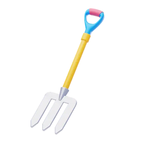 Garden Fork  3D Icon