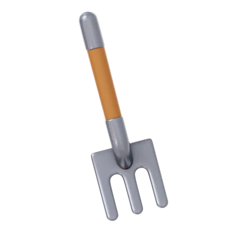 Garden Fork  3D Icon