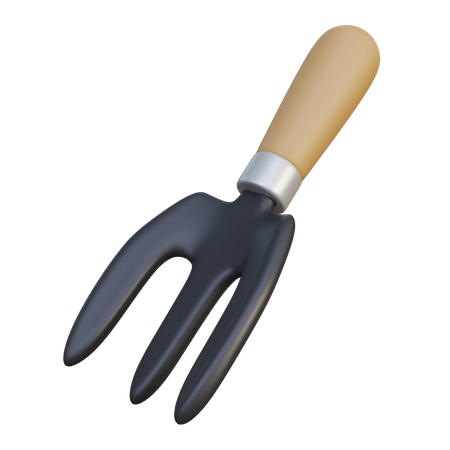 Garden Fork  3D Icon
