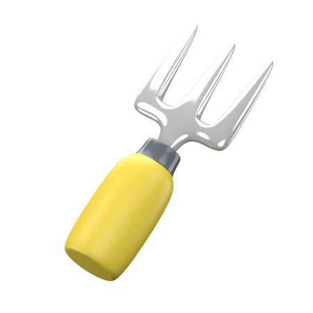 Garden Fork 3D Icon