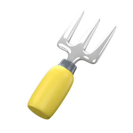 Garden Fork 3D Icon
