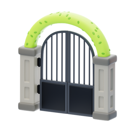 Garden Gate  3D Icon