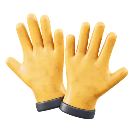 Garden Gloves  3D Icon
