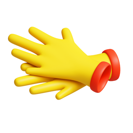 Garden gloves  3D Icon