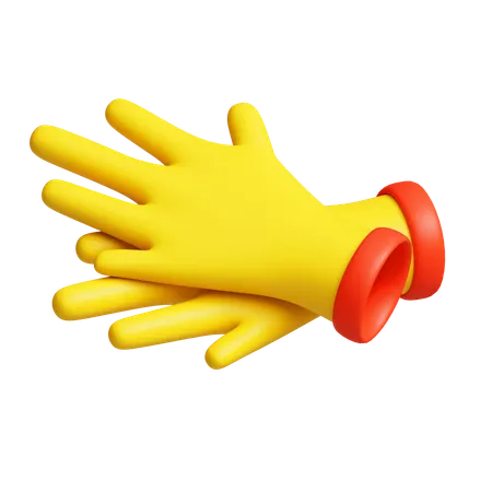 Garden gloves  3D Icon
