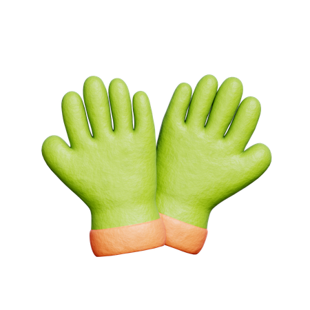 Garden Gloves  3D Icon