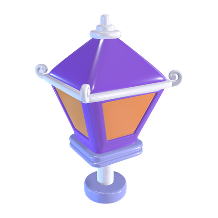 정원 램프  3D Icon