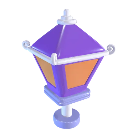 정원 램프  3D Icon