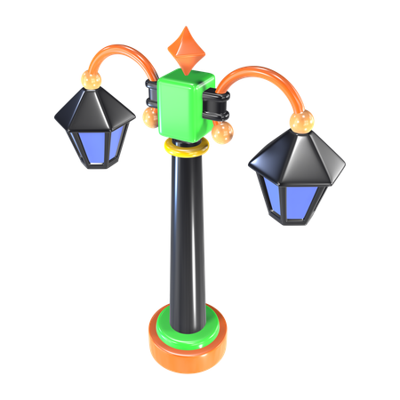 Garden Lamp  3D Icon