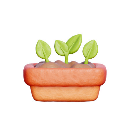 Garden Plants  3D Icon