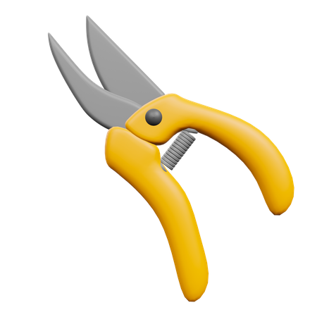 Garden Pruner  3D Illustration