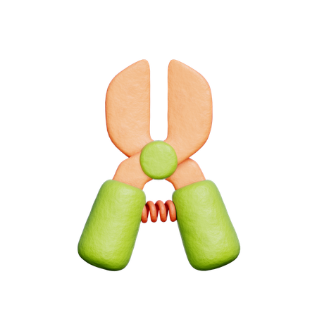 Garden Pruning Shears  3D Icon