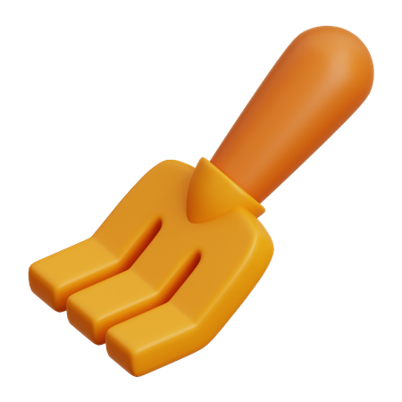 Garden Rake  3D Icon