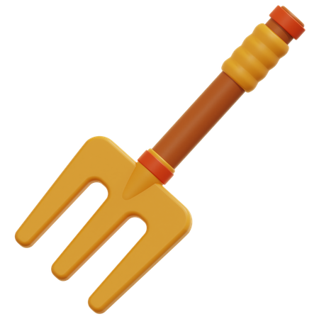 Garden Rake  3D Icon