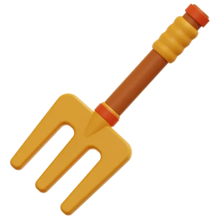 Garden Rake  3D Icon