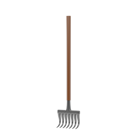Garden Rake  3D Icon