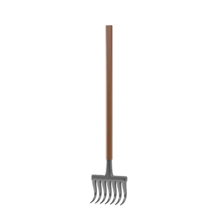 Garden Rake  3D Icon