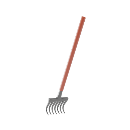 Garden Rake  3D Icon