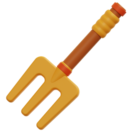 Garden Rake  3D Icon