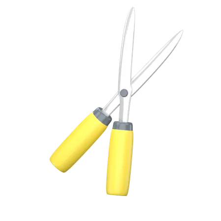 Garden Scissors  3D Icon