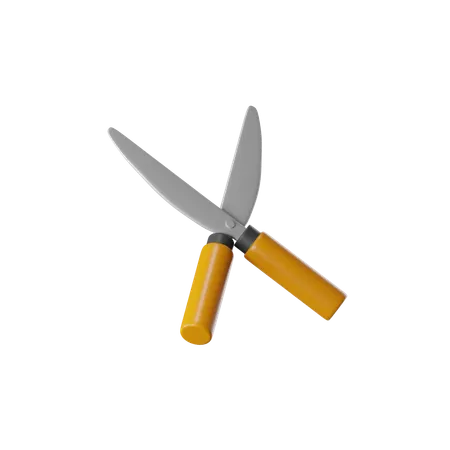 Garden Scissors  3D Icon