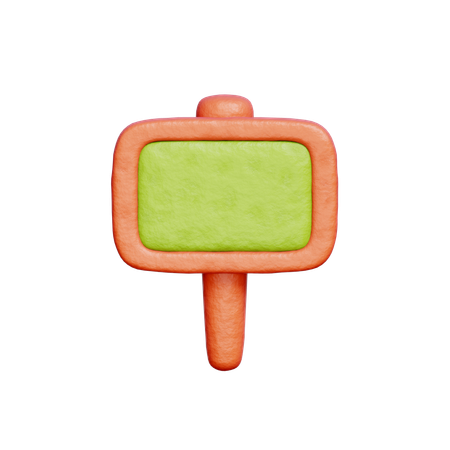 Garden Sign  3D Icon