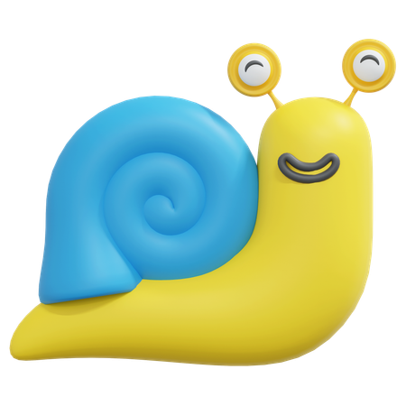 Garden Snail  3D Icon