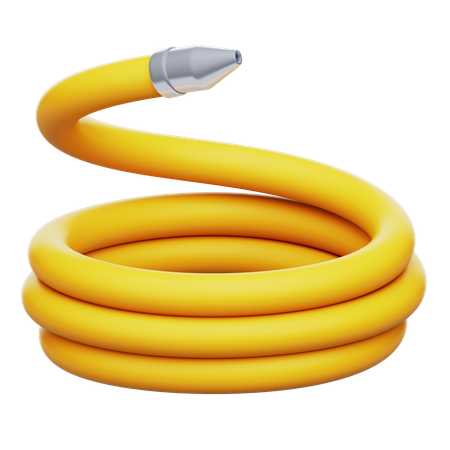 Garden Water Hose  3D Icon