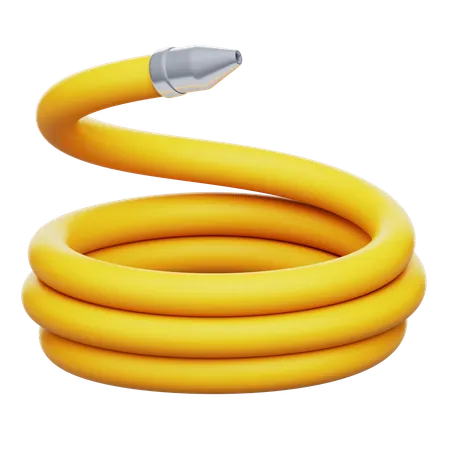 Garden Water Hose  3D Icon